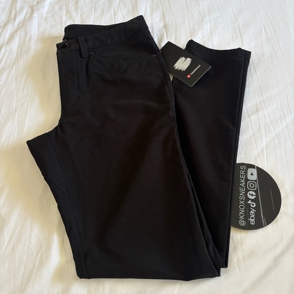 Lululemon ABC Pant Slim 34”L Utilitech BLK Black Men’s Size 30 - Picture 1 of 7